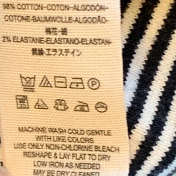 Free People We the Free Ahoy Striped Tee Sz S #46D - Picture 11 of 11